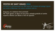 Festes de Sant Ignasi 2014