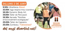  2n. dia! Activitats especials dilluns 2 de juny