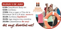 5è. dia de celebració! Dijous dia 4 de juny